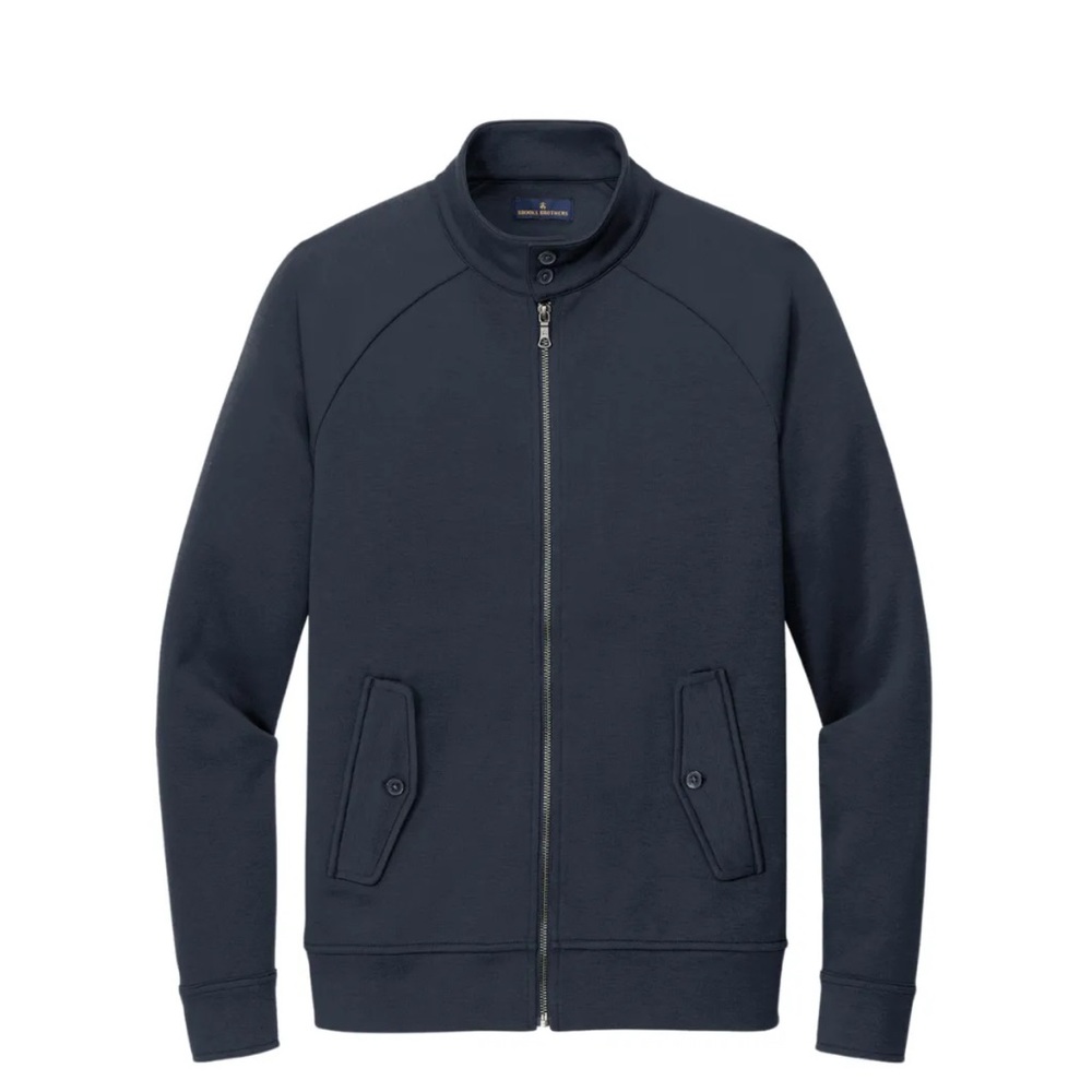 NWOT Brooks Brothers(R) Double-Knit Full-Zip